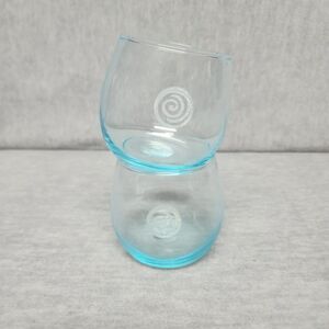 Blue Stemless Glasses - Hpnotiq